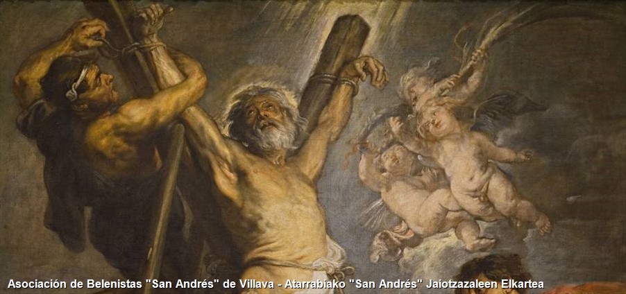 Representación del Martirio de San Andrés, de Rubens